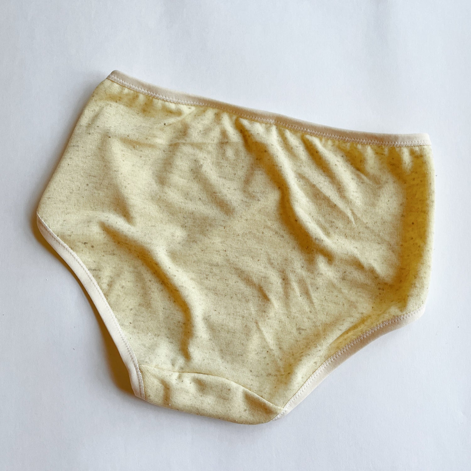 Women's linen underwear brief - butterscotch yellow