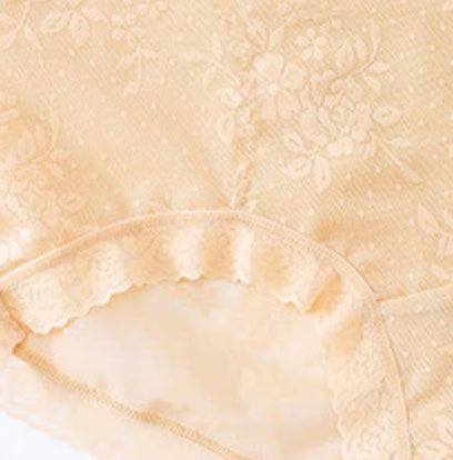 High waist floral lace women's brief | Lace underwear