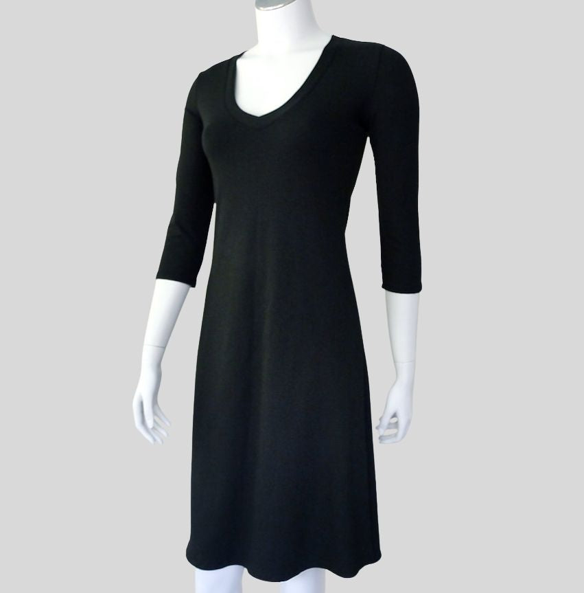 Cotton knit 2025 a line dresses