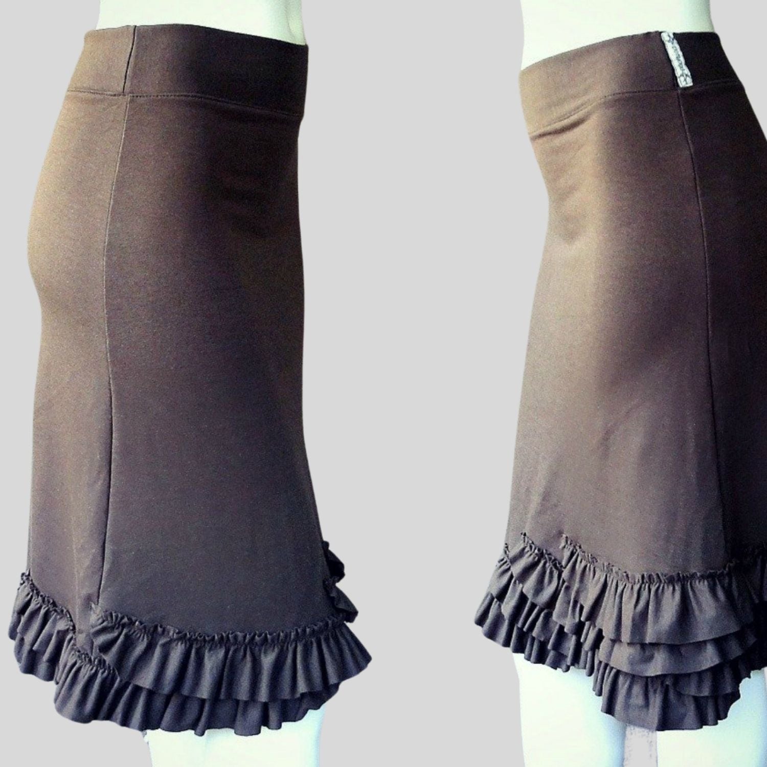 short summer skirt with ruffles | Buy made in Canada skirts 