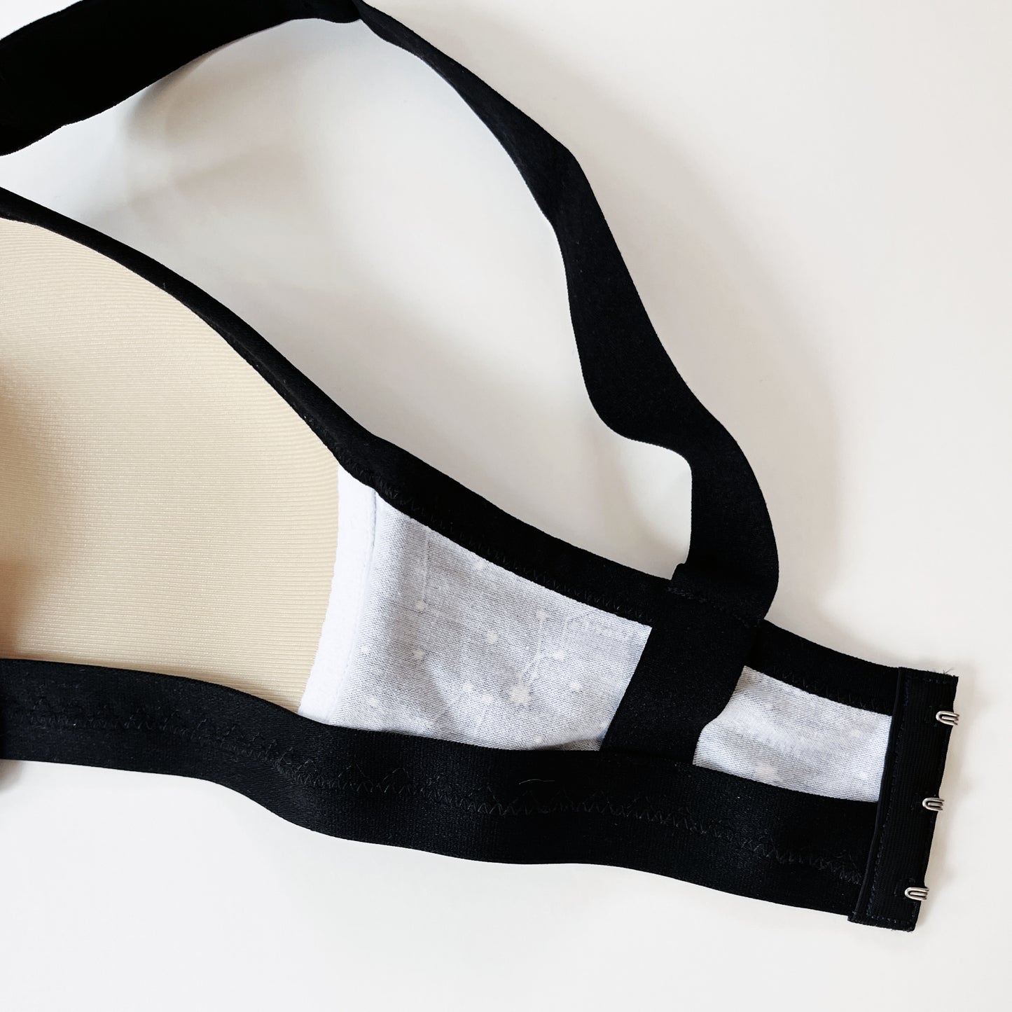 Canadian made lingerie organic cotton padded bra | Made in Canada bras | Plus size bra | navy blue organic bra 