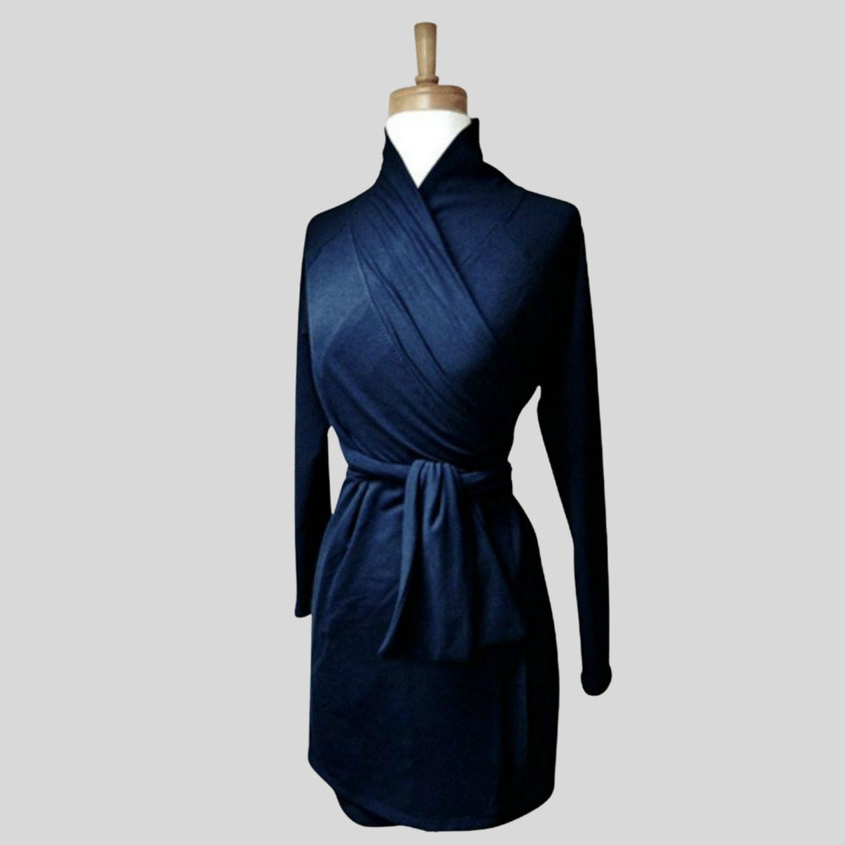 Women's wrap dress with long sleeves | Shop made in Canada dresses ...
