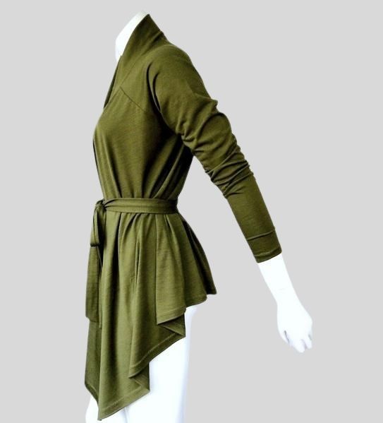 merino wool wrap top | Shop merino clothing for women | Made in Canada