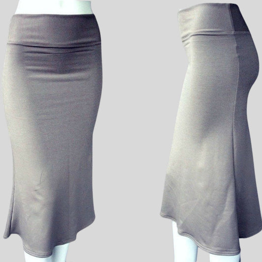Shop fitted midi skirts Canada | Buy made in Canada summer skirts organic cotton 