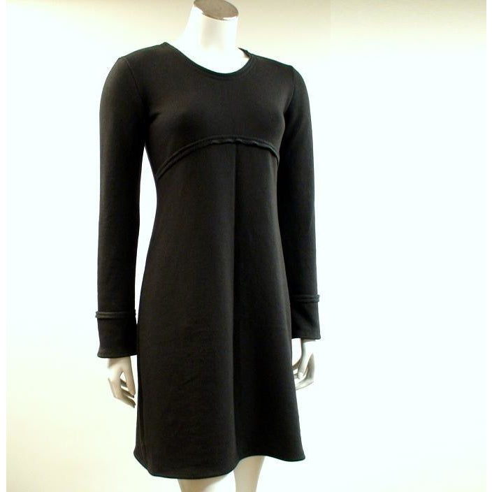 black sweater dress