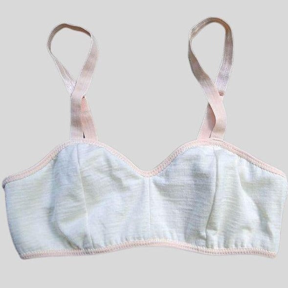white wool bralette | shop wool bras for women | Made in Canada women's wool clothes + underwear shop
