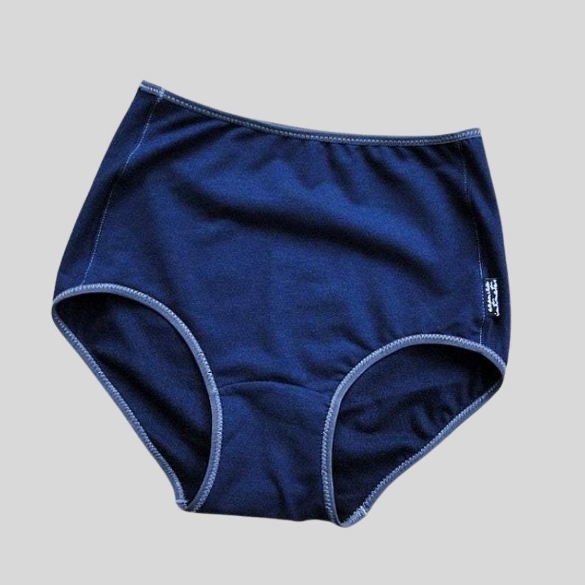 navy blue womens panties | | Made in Canada organic cotton underwear | Shop women's organic underwear from Canada | Canadian lingerie boutique