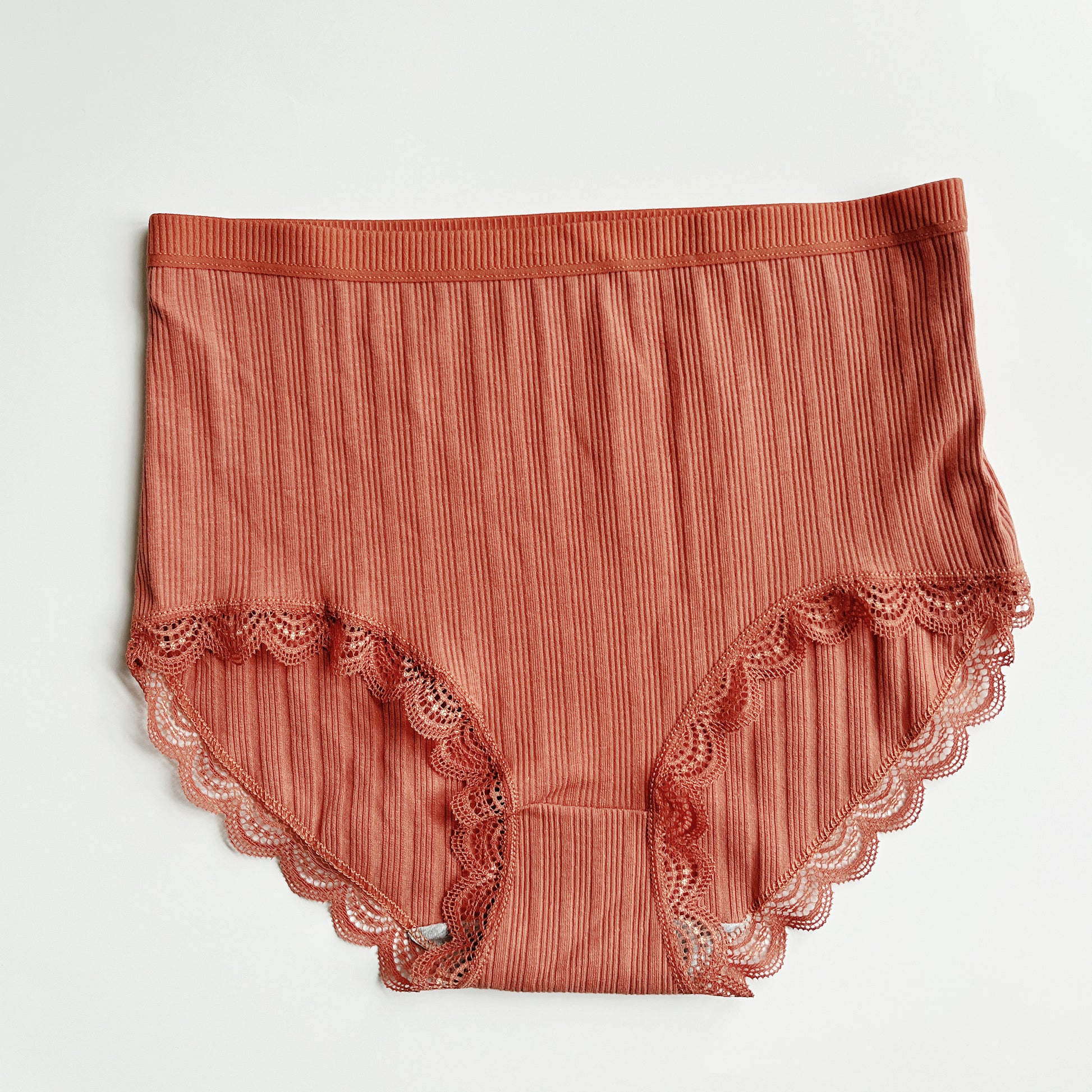 Comfortable Cotton Lace Underwear Set For Women Mid Rise Briefs