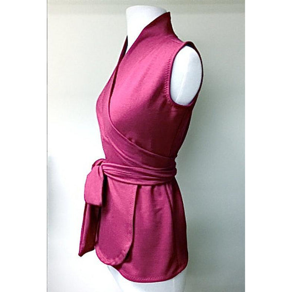 Sleeveless wrap shirt | Women's Wrap Top | Shop made in Canada clothes ...