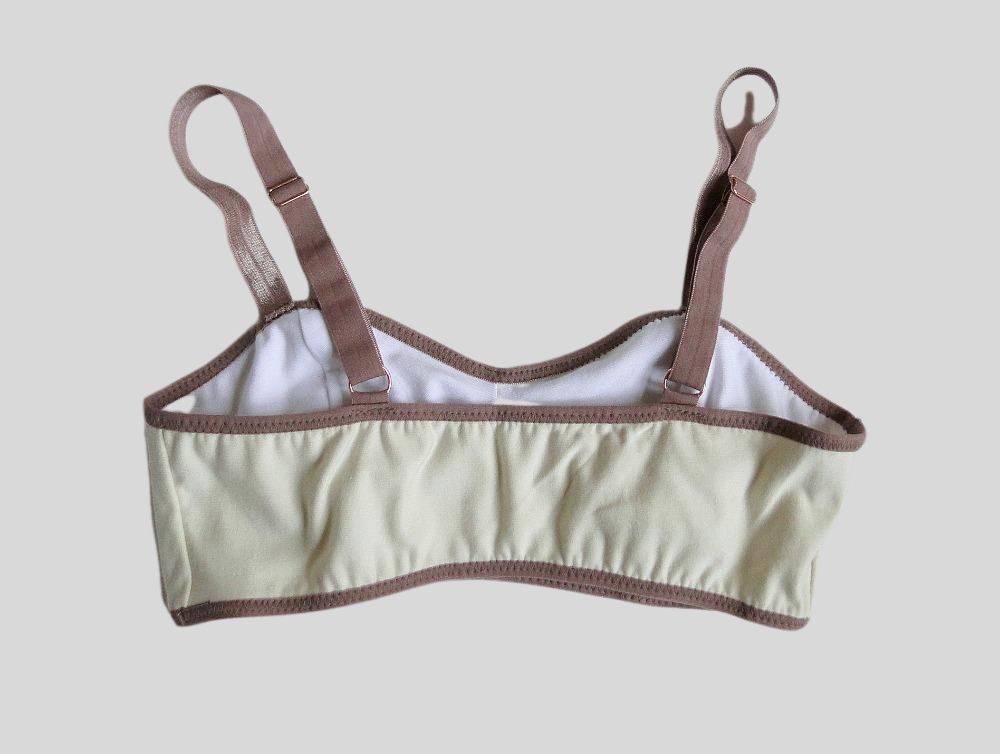 Women's bra underwear lingerie set - organic cotton jersey