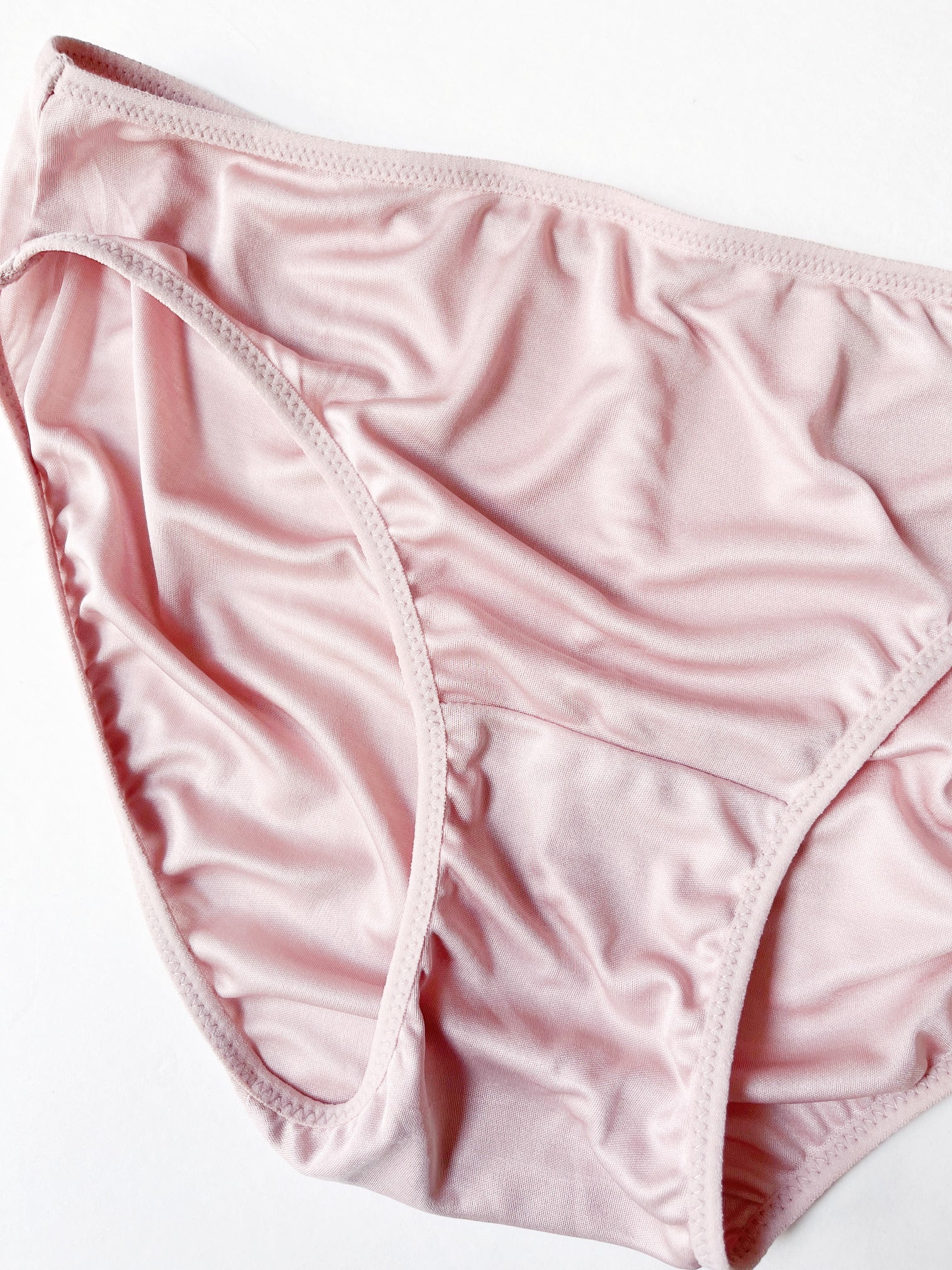 Blush rose silk underwear | Shop made in Canada silk panties