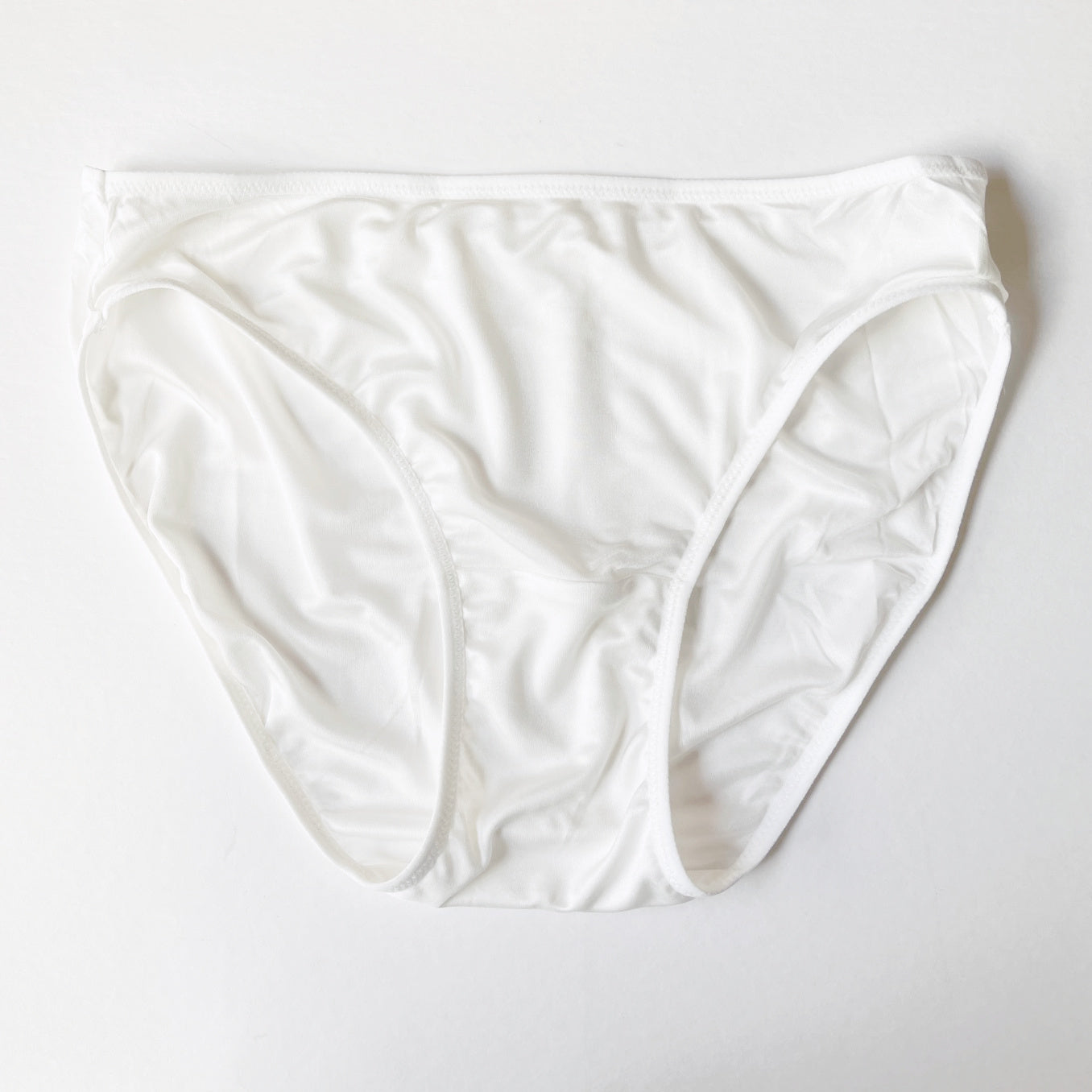 White silk panties for women 