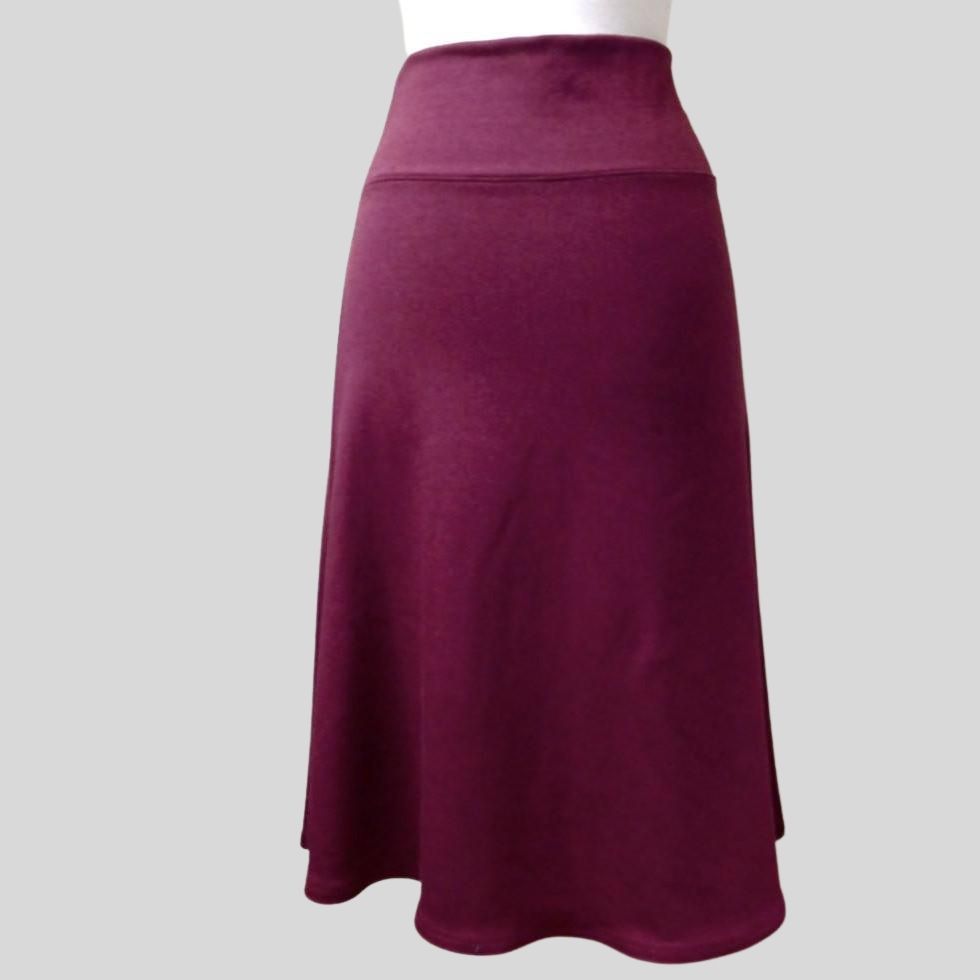 Fitted below knee skirt Canada  Organic cotton women skirt  Econica   econica
