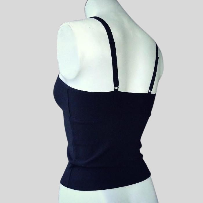 Black organic bralette tank top | Shop women's bra tops from Canada 