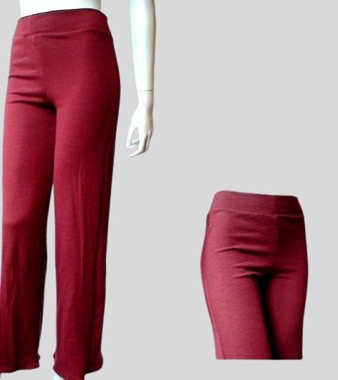 Wide leg Long wool pants for women | Shop Merino wool women's clothes + underwear | Made in Canada women's wool clothing shop | Econica